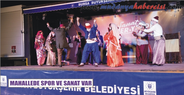MAHALLEDE SPOR VE SANAT VAR